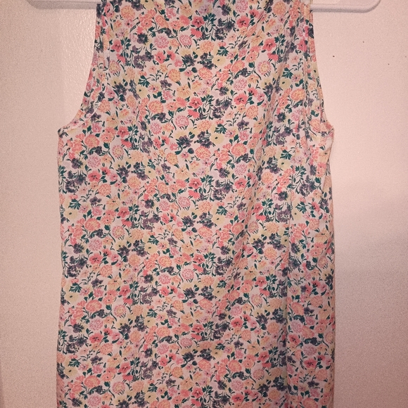 French Connection Sleeveless Floral Blouse Size 6 - Picture 4 of 4